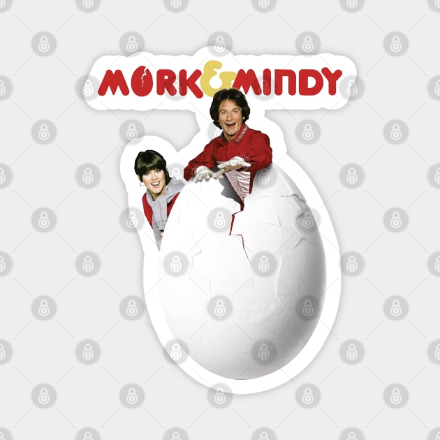 Mork and Mindy Classic 70’s TV Magnet by GoneawayGames