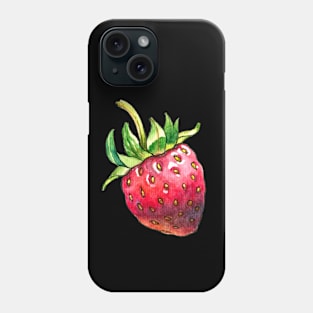 Watercolor Strawberry Phone Case