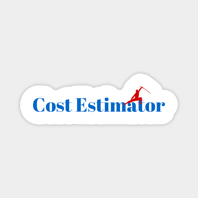 The Cost Estimator Ninja Magnet by ArtDesignDE