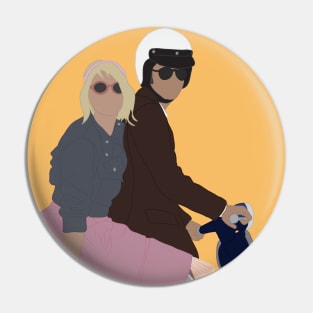 Doctor and Rose 50's (No Background) Pin