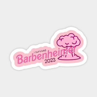 Retro Style Barbenheimer - 2023 Magnet