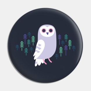 Winter Owl Pin