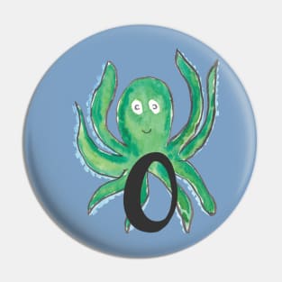 O is for Octopus Pin