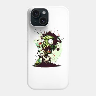 Scare Your Friends with a Angry Zombie T-Shirt one Phone Case