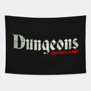 Dungeons on Demand Logo Tapestry