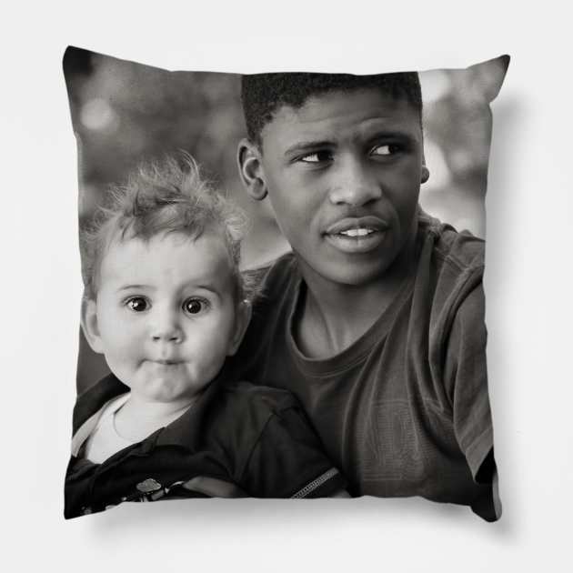 John and Levi, best brothers forever. Pillow by micklyn