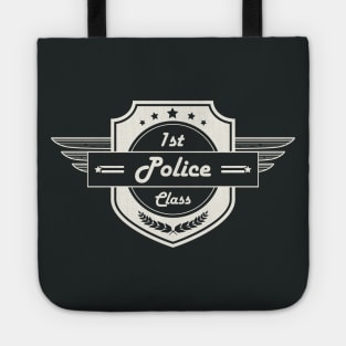 First Class Police! Retro Career Gift Tote