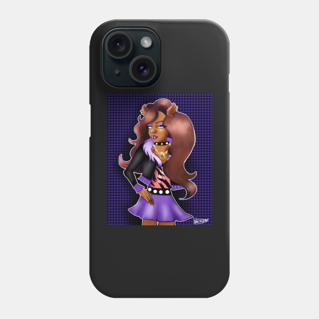 Clawdeen Wolf Monster High Phone Case by miriam-miranda