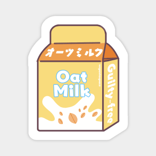 Japanese Oat Milk Organic Non Dairy Plant Based Vegan Milk Magnet