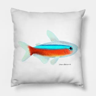 Cardinal Tetra Fish Pillow