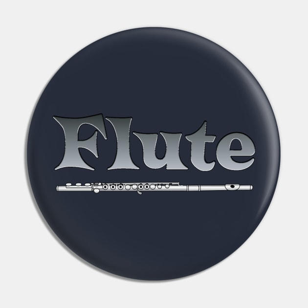 Shaded Flute Pin by Barthol Graphics