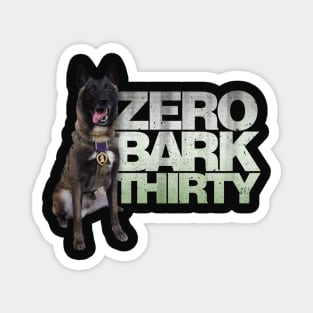 Zero Bark Thirty Military Dog Conan Magnet