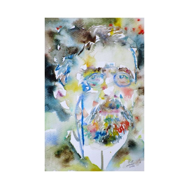 ANTON CHECHOV - watercolor portrait .3 by lautir