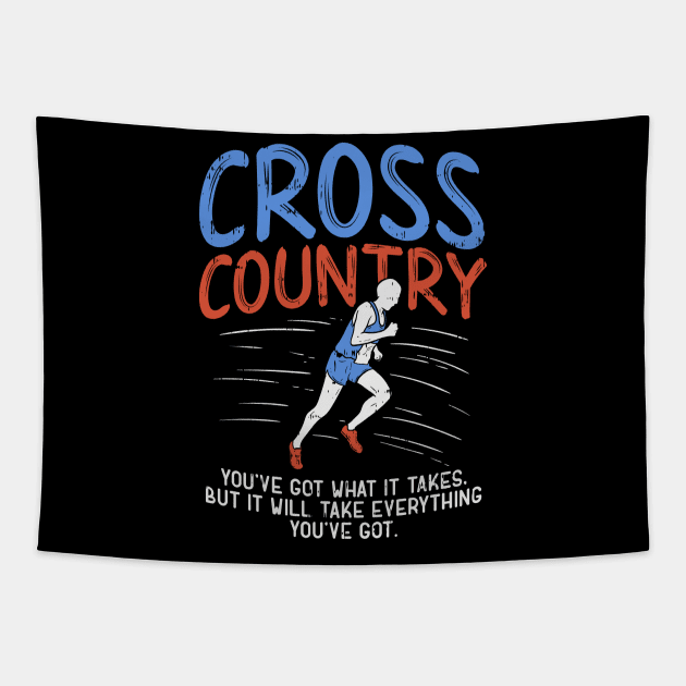 Cross Country Definition Running Sports Racing  Tapestry by Schimmi