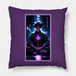 Anime Hero Power Meditation | Quality Anime Artwork | Anime Power Energy Meditation |  Manga Anime Art Pillow