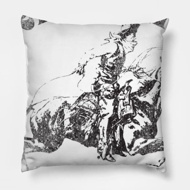 Ride 'Em Cowboy Pillow by fioruna25