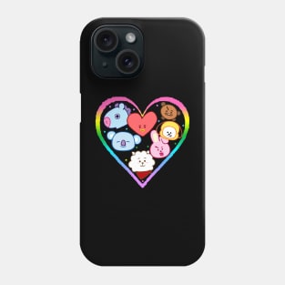 BT21 Heart crew Phone Case