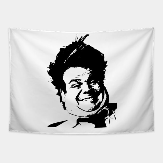 Tommy Boy portrait Tapestry by Christyn Evans