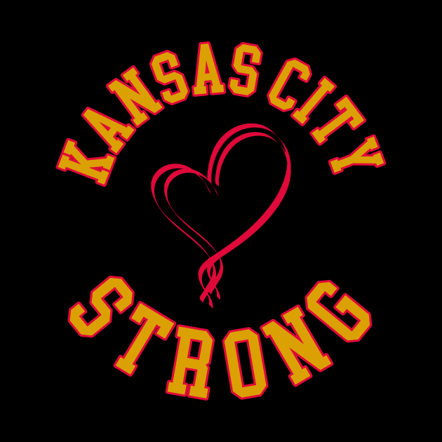 Kansas City Strong Heart by Zimmermanr Liame