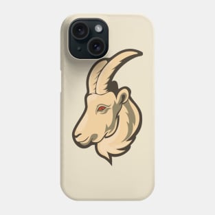 Majestic Goat Head Design Phone Case