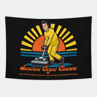 Sunshine Carpet Cleaners - Retro Style Fan Art Tapestry