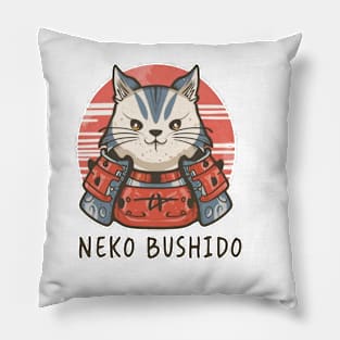 Neko bushido Pillow