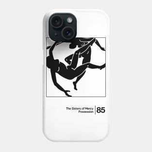 The Sisters Of Mercy - Possession / Minimalist Style Graphic Artwork Design Phone Case