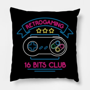 Retrogaming 16 bits Pillow