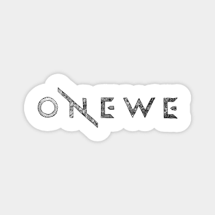 Zentangle Onewe Logo Magnet