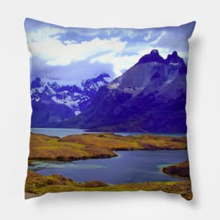 Lagoa Pehoe Torres del Paine Pillow