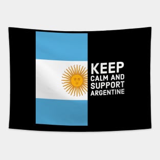 keep calm and support argentine Tapestry