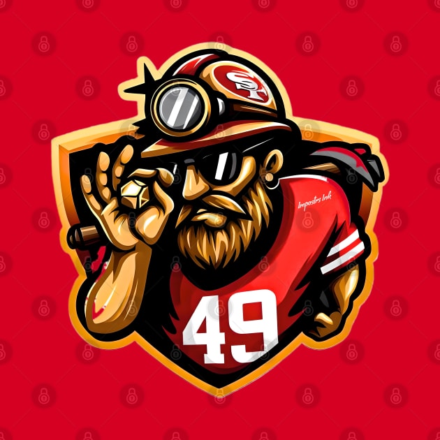 49ers Fan Art by HELLAHIGH TEEZ