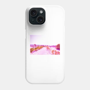 Pathway going to the beach in Oman purple version Phone Case