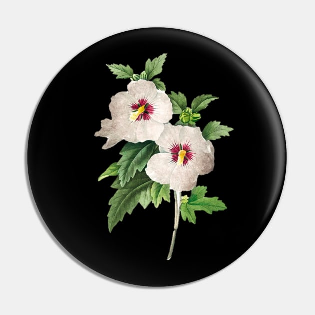 Floral Artwork Pin by Finn Art by MB