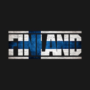 Finland Retro Flag for Men Women Finland National Pride T-Shirt