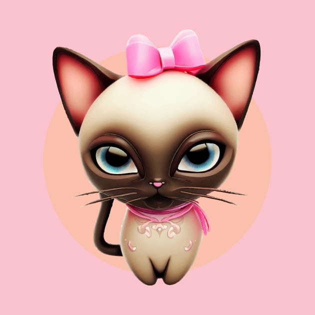 Cute cat kawaii by C-Digitalart