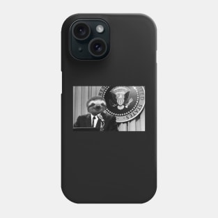 Sloth as President of America Phone Case