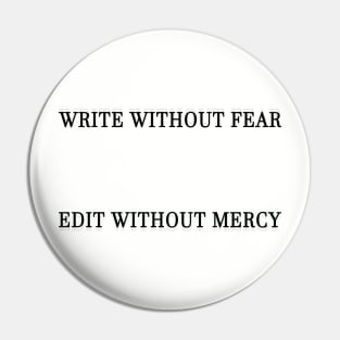 Write Without Fear Pin