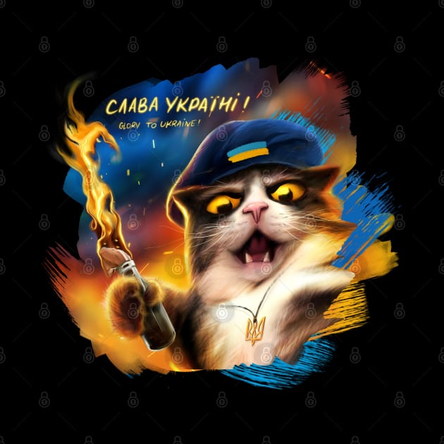 Angry ukrainian cat by Marysha_art