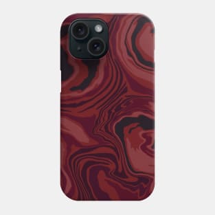 Red Swirl Phone Case