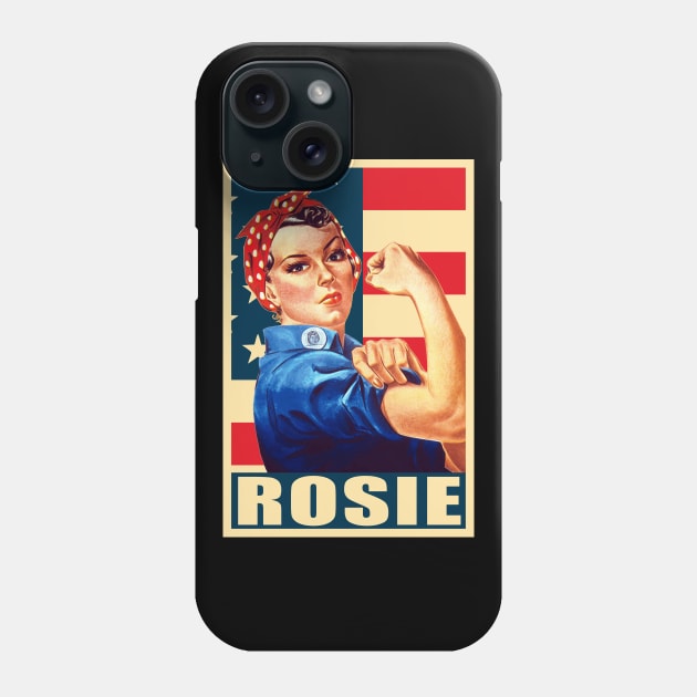 Rosie The Riveter We Can Do it Propaganda Pop Art Phone Case by Nerd_art