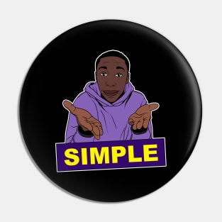 Khaby Lame Simple Pin