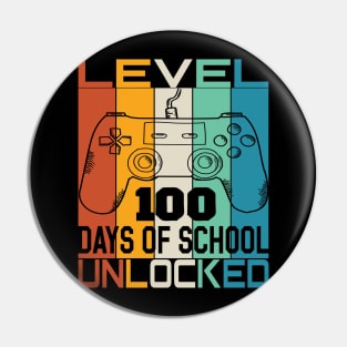 Level 100 completed 100 days of school unlocked Pin