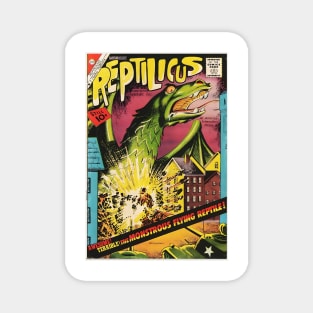 Reptilicus- Vintage Monster comic book cover Magnet