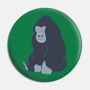 Silverback Gorilla Pin