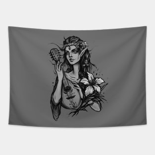 Elf bard Tapestry