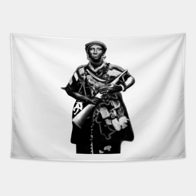 Yaa Asantewaa Ashanti Queen Tapestry by Merchweaver