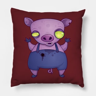 Zombie Piggy Pillow