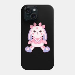 Pastel goth bunny Phone Case