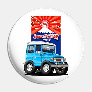 Land Cruiser FJ40 Hardtop Japanese Art Pin